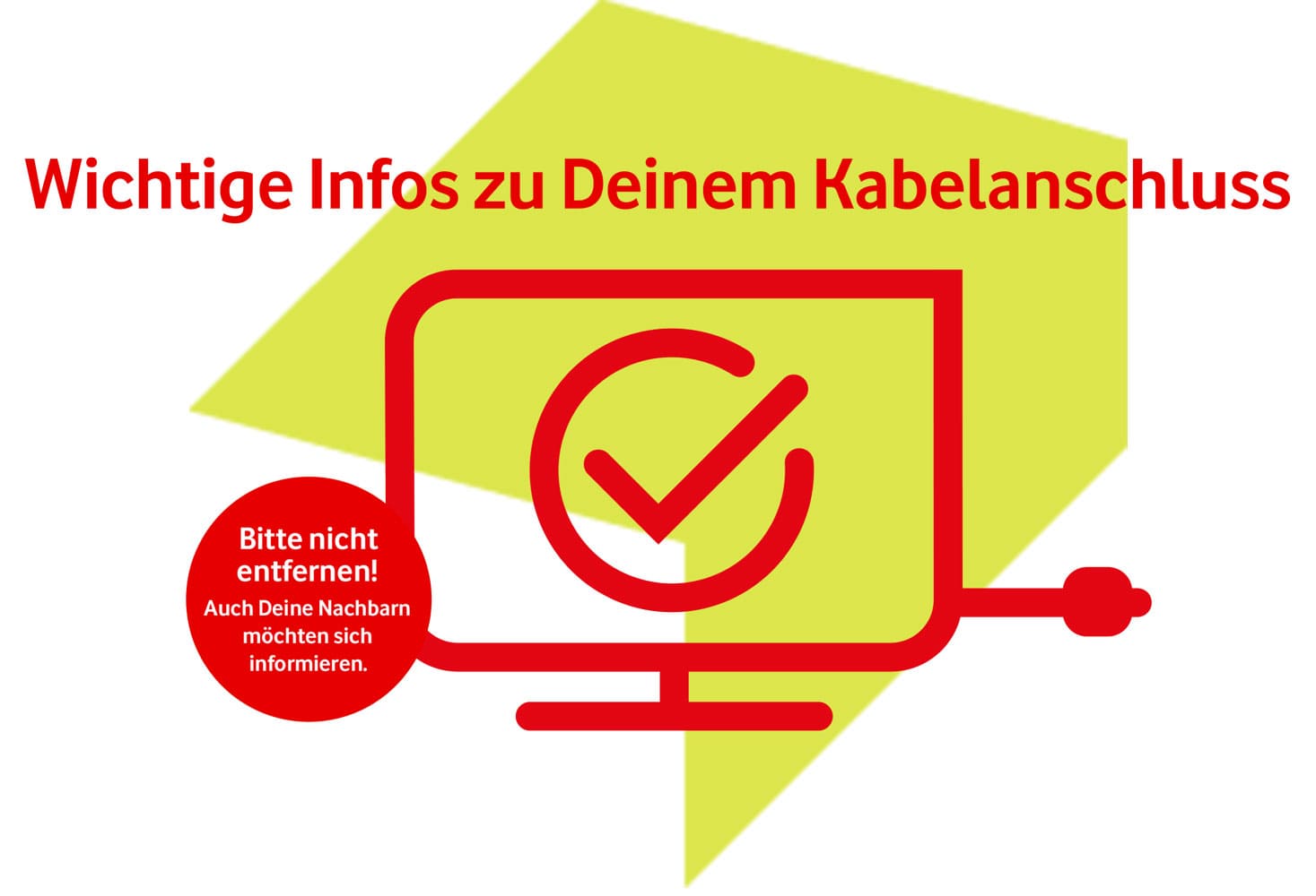 Information Kabelanschluss